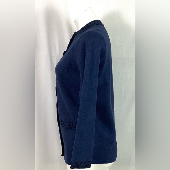 Castle of Ireland-wool cardigan-size 12 - Picture 5 of 8